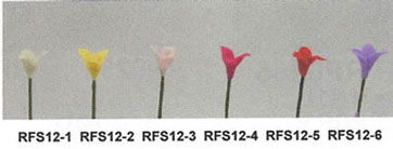 Dollhouse Miniature Flower Stems-Rose/Set Of 12